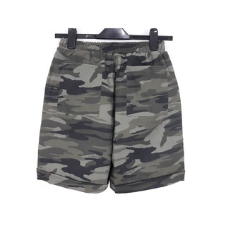 Short kaki camo thun nam nữ