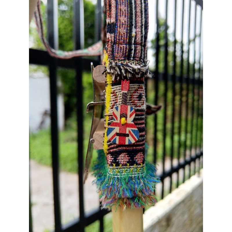 Dây đeo thổ cẩm đàn Kalimba (Hoạ tiết ngẫu nhiên)