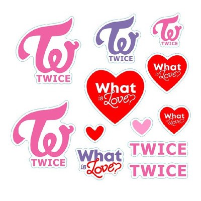 Sticker nổi BTS EXO WANNA ONE GOT7 TWICE 17 BLACKPINK