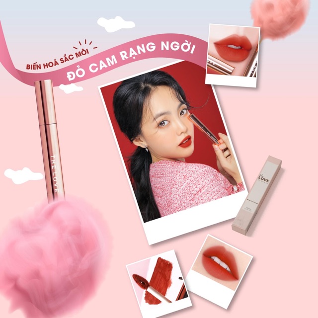 [Deal sốc] Son Lì THE LOVE Đỏ Cam Mịn lì Chính Hãng 4ml | BigBuy360 - bigbuy360.vn