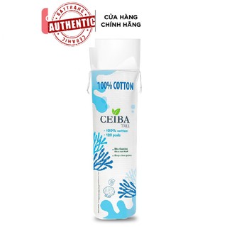 Bông Tẩy Trang Ceiba 100% Chất Liệu Cotton 120 Miếng