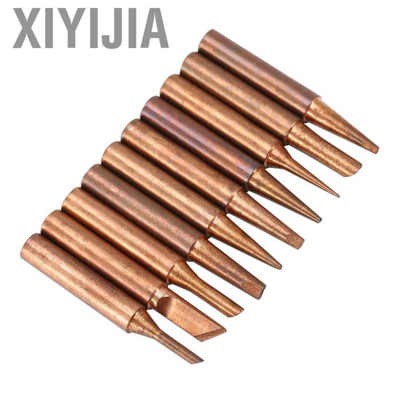 Set 10 Đầu Mũi Hàn 900m-t Bằng Đồng Chất Lượng Cao