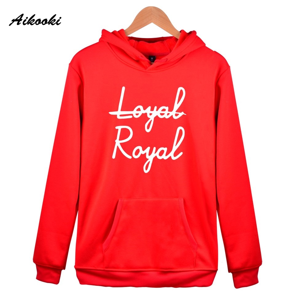 Áo Hoodie Cotton In Họa Tiết Loyal Royal Sáng Tạo Phong Cách Harajuku Thời Trang Mới Cho Nam