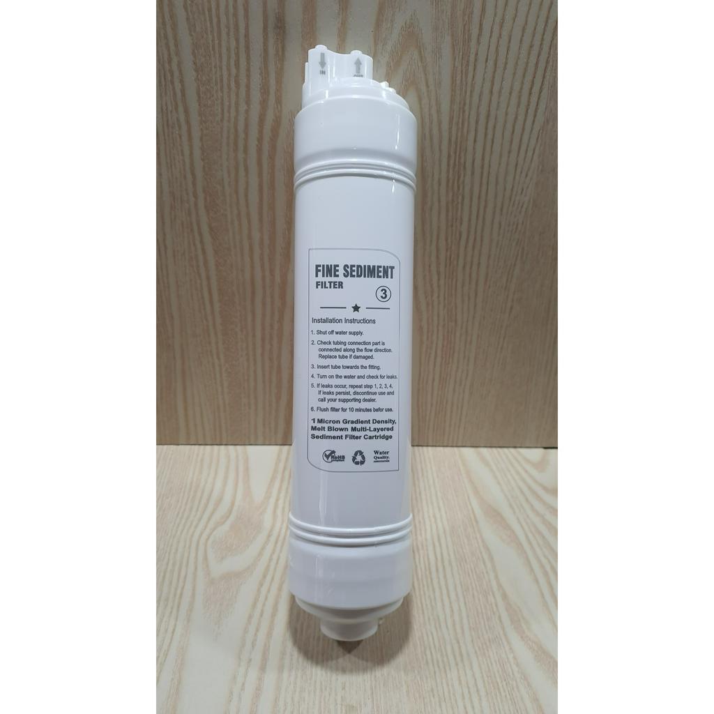 Bộ lõi lọc nước 123 đúc liền khối, dùng cho tất cả các máy lọc nước trên thị trường có kết nối tương tự.