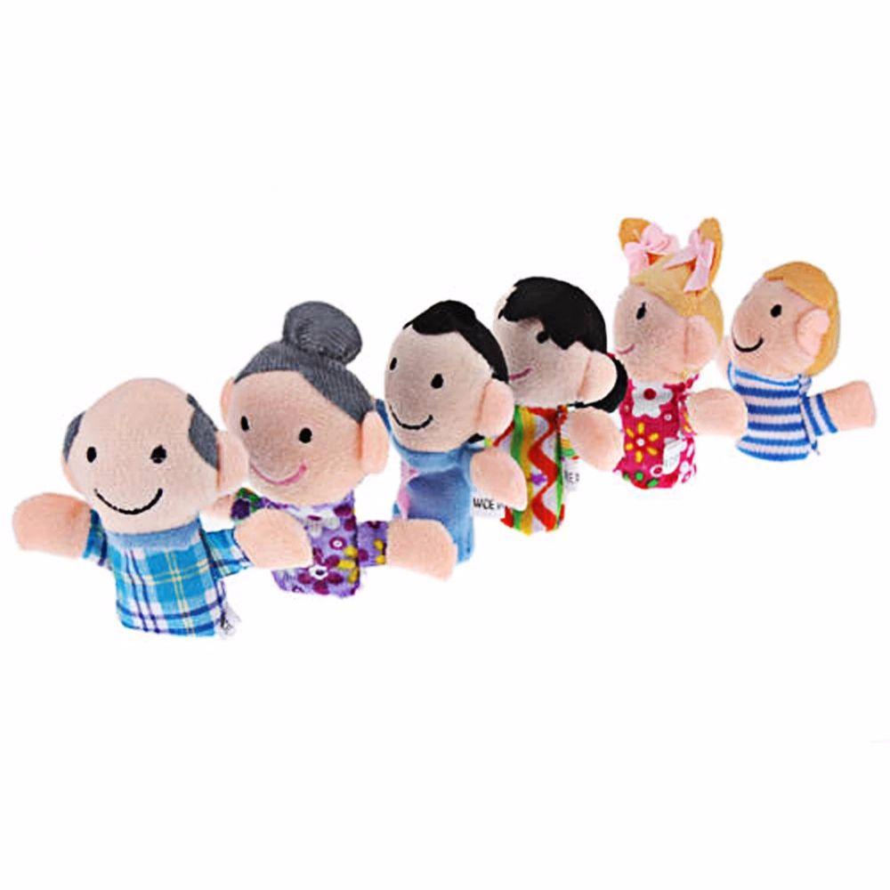 Con Rối Đeo Ngón Tay Hình Hoạt Hình Dễ Thương Cho Gia Đình