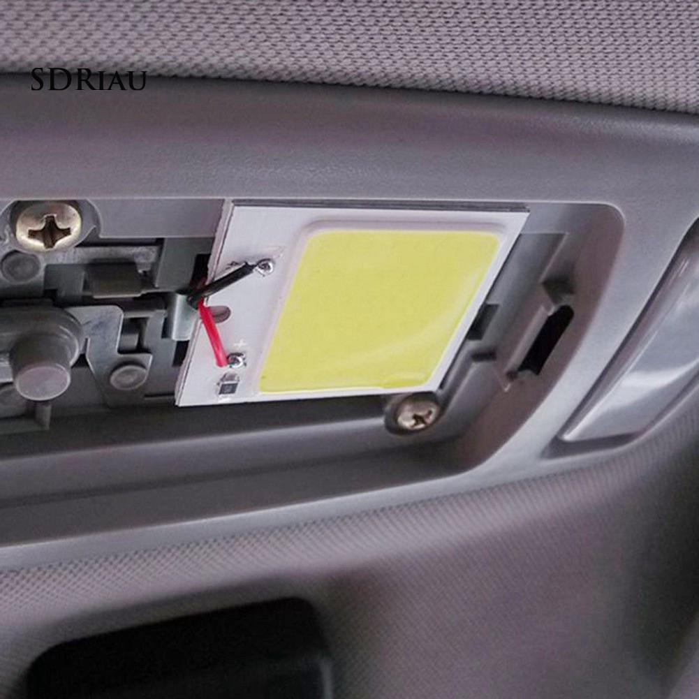 Bộ đèn LED COB SMD màu trắng 48 LED T10 4W 12V cho nội thất xe hơi