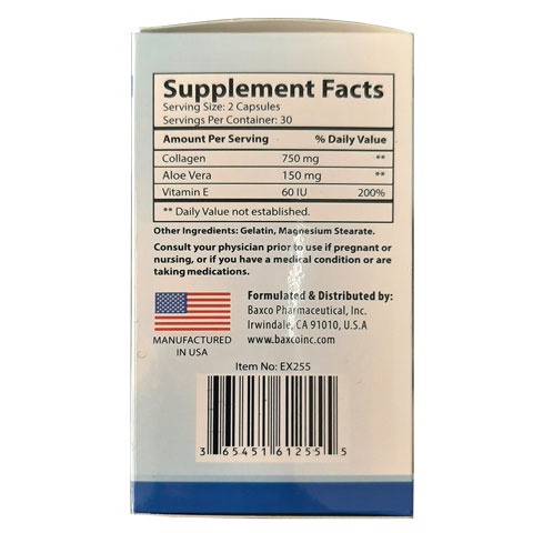 Extra Collagen+2 UBB- Giúp tái tạo da và giúp da mịn màng, bổ sung Vitamin E, Aloe Vera, giúp hỗ trợ làm đẹp da, đẹp tóc