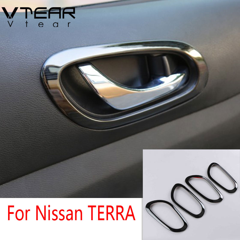 Vtear For Nissan TERRA Navara NP300 2018-2021 Miếng Dán Trang Trí Tay Cầm Bên Trong Xe Ô Tô