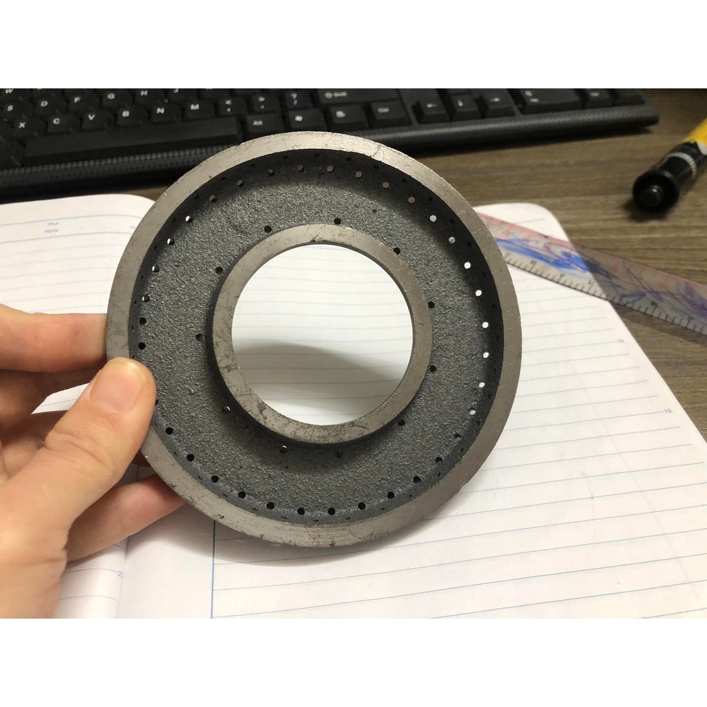Mâm chia lửa bếp ga công nghiệp thông dụng đường kính ngoài 12,1cm, đường kính trong 5.1cm