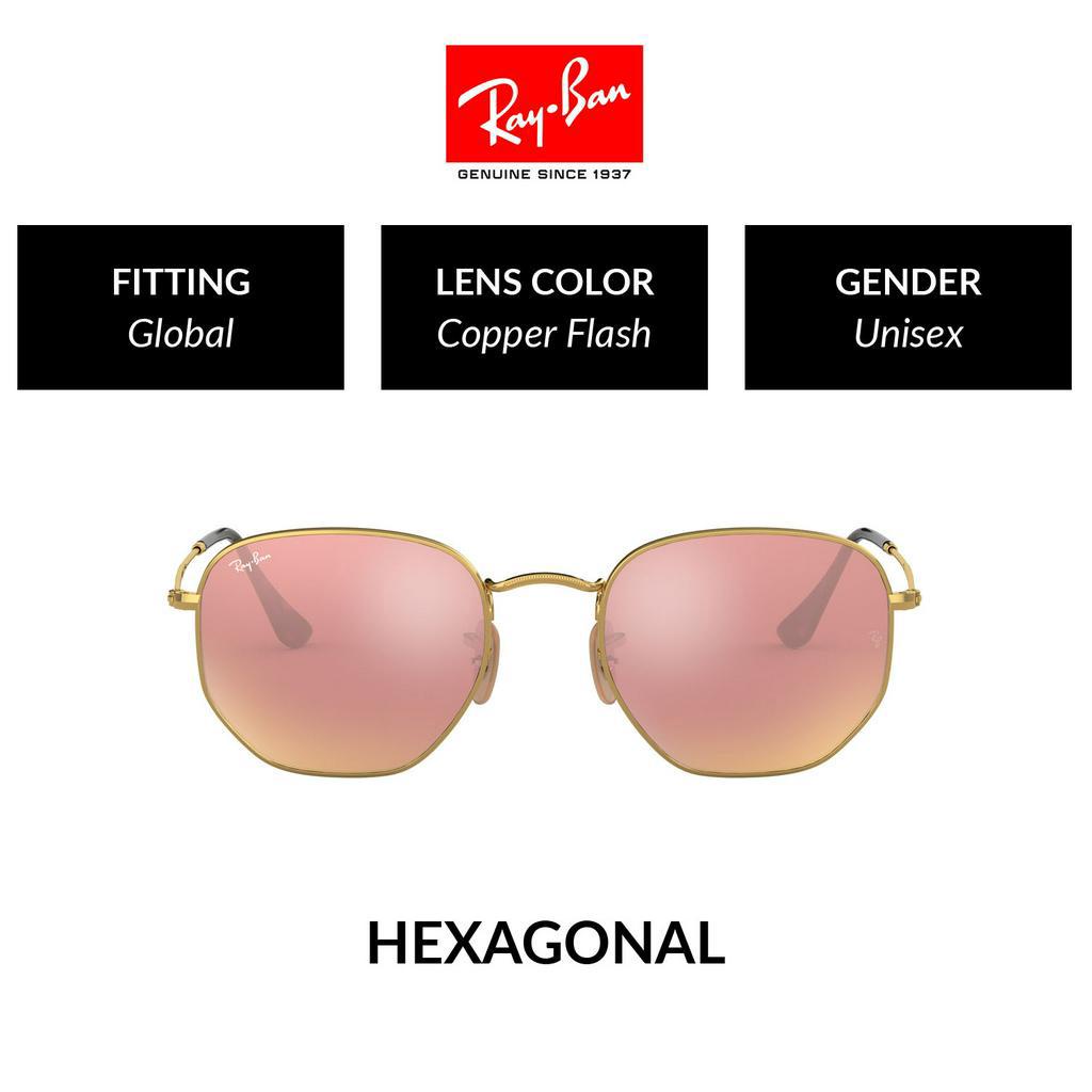 Mắt Kính RAY-BAN HEXAGONAL - RB3548N 001/Z2 - Kính mát