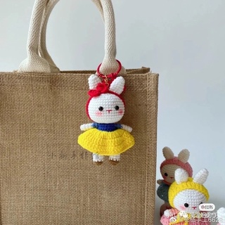 móc khoá thỏ len xinh yêu