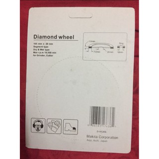 Lưỡi cắt gạch MAKITA 105mm