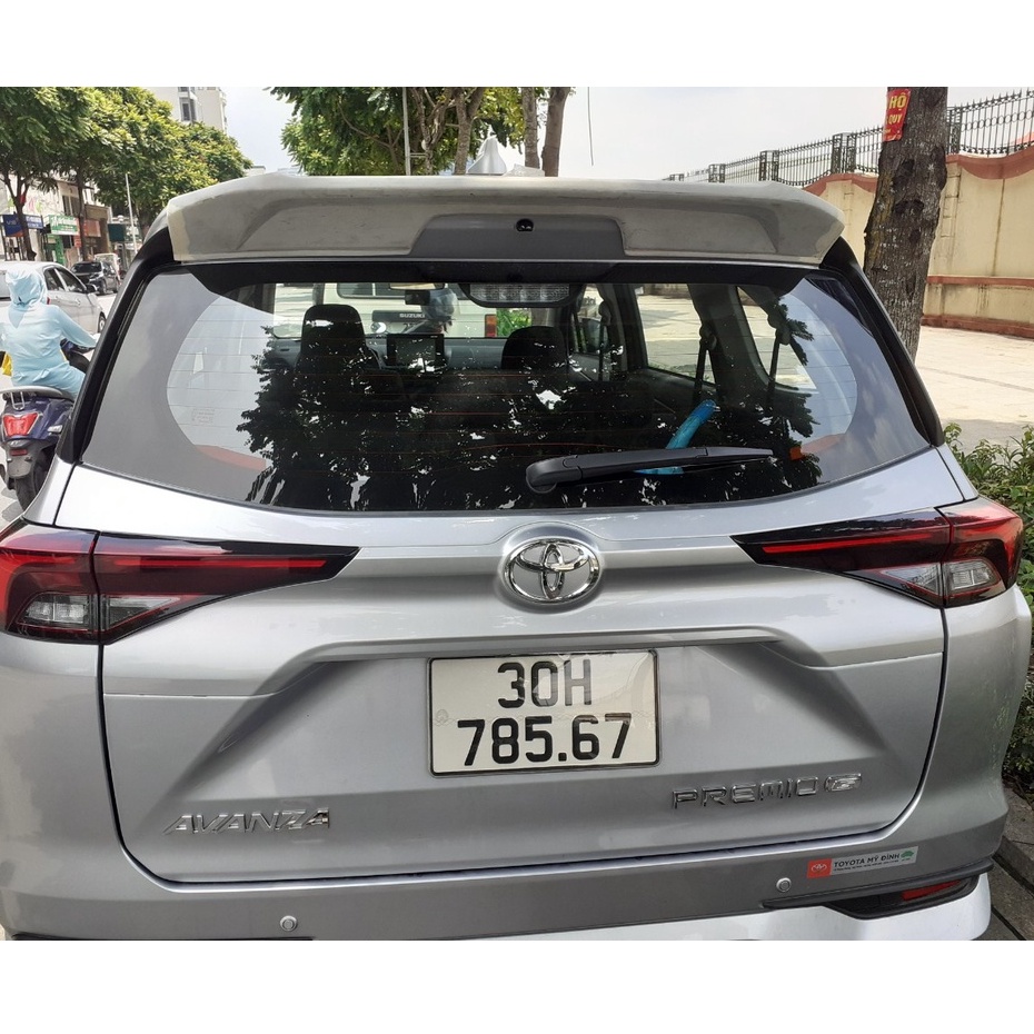 Cánh lướt gió, đuôi gió thể thao xe Xe Toyota Veloz, Avanza 2021 2022 2023- Hàng Mộc Chưa Sơn Tặng kèm keo dính