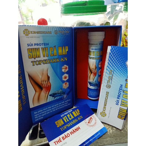 (Mua 2 tặng 1) Sủi sụn vi cá mập glucosamin ngăn ngừa thoái hóa khớp,bổ sung canxi