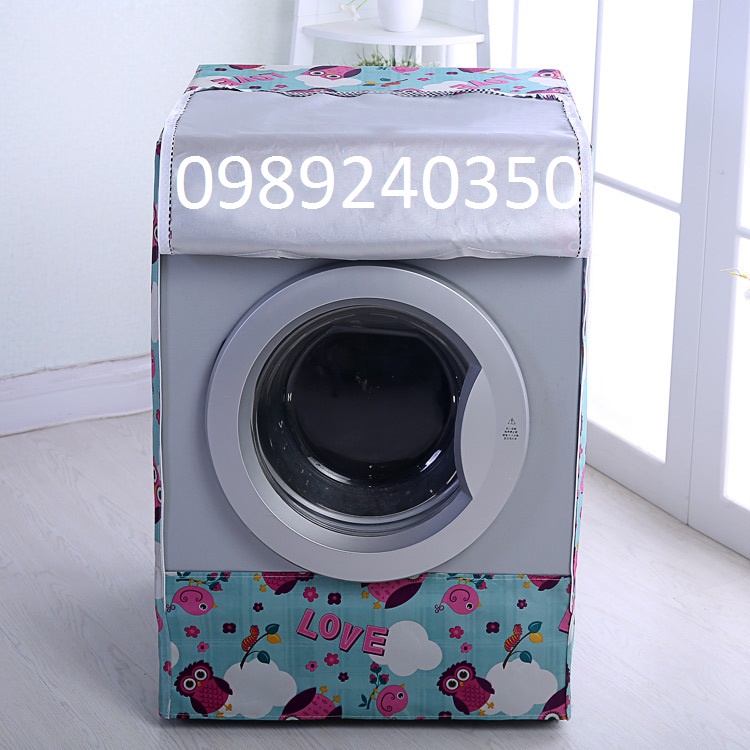 Áo trùm vỏ bọc che máy giặt LG cửa trước lồng ngang 7kg - 10kg loại tốt