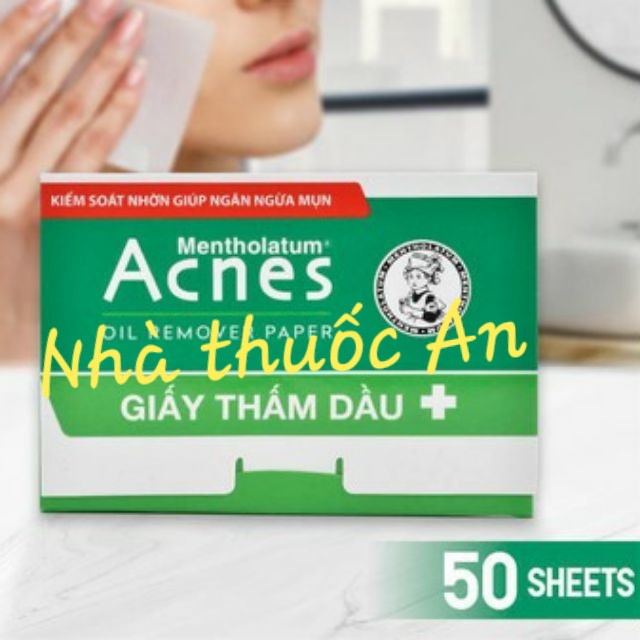 Giấy thấm dầu Acnes 50 miếng