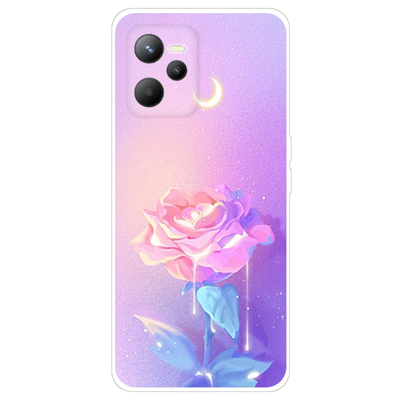 Ốp Điện Thoại TPU Dẻo Họa Tiết Hoạt Hình Dễ Thương Cho Realme C35 Realme C35