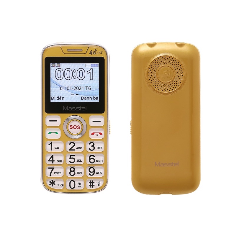Điện thoại dành cho người già Masstel Fami 60 4G - Hàng chính hãng - Full hộp - Nguyên seal
