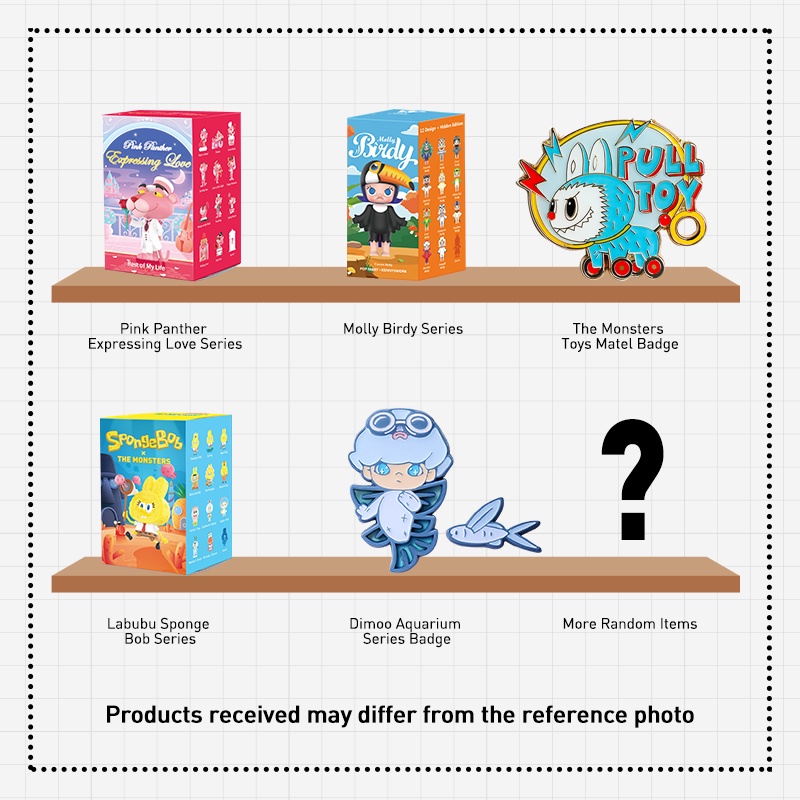 Pop Mart Surprise Lucky Bag Túi May Mắn Bất Ngờ