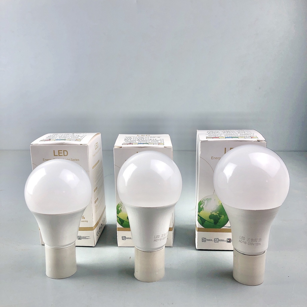 Bóng đèn led 15W - 12W - 9W - 7W - 5W đổi 3 màu ánh sáng trắng, vàng ấm, vàng , bóng led đổi màu bảo vệ thị lực