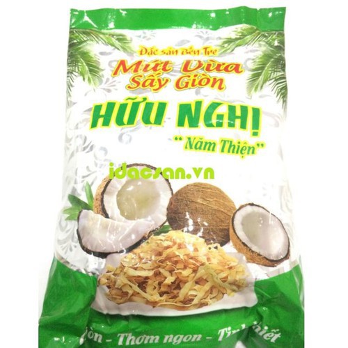 [300g] Mứt Dừa Sấy Khô Giòn Hữu Nghị | MultiFood