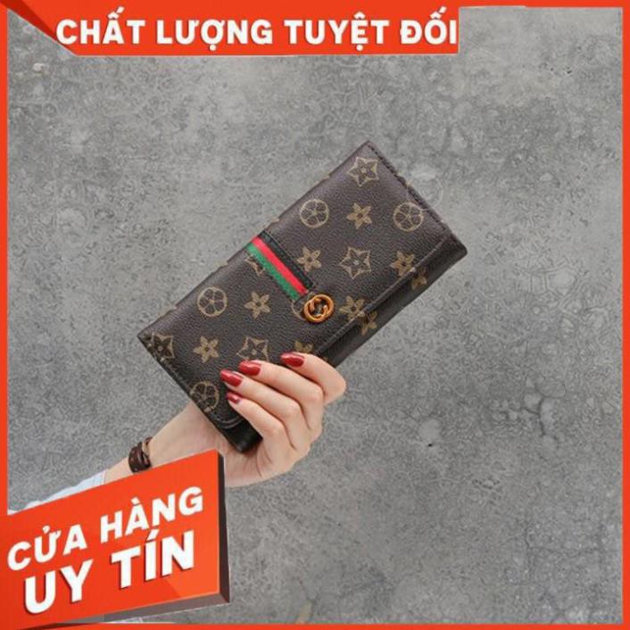 [Thanh lí xả kho] Ví nữ dài cầm tay giá rẻ nhỏ gọn bỏ túi, phù hợp làm ví tiền, nhiều ngăn