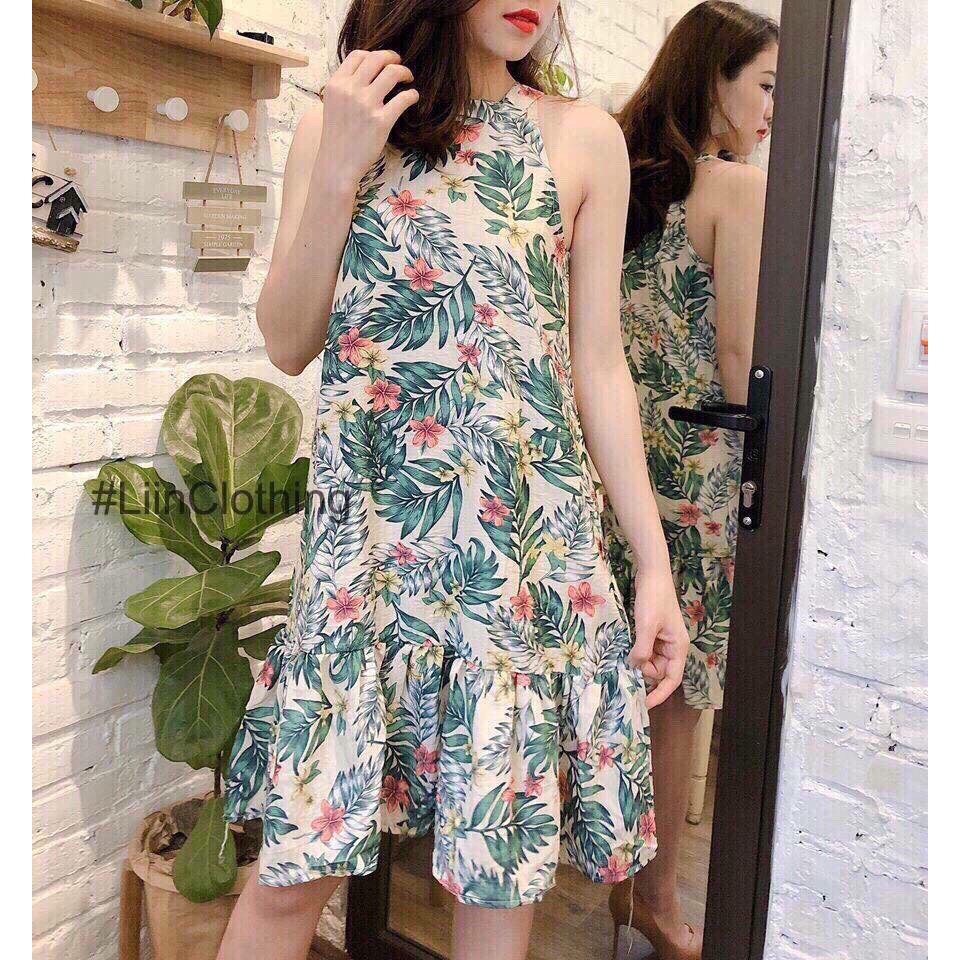 Váy yếm hoa