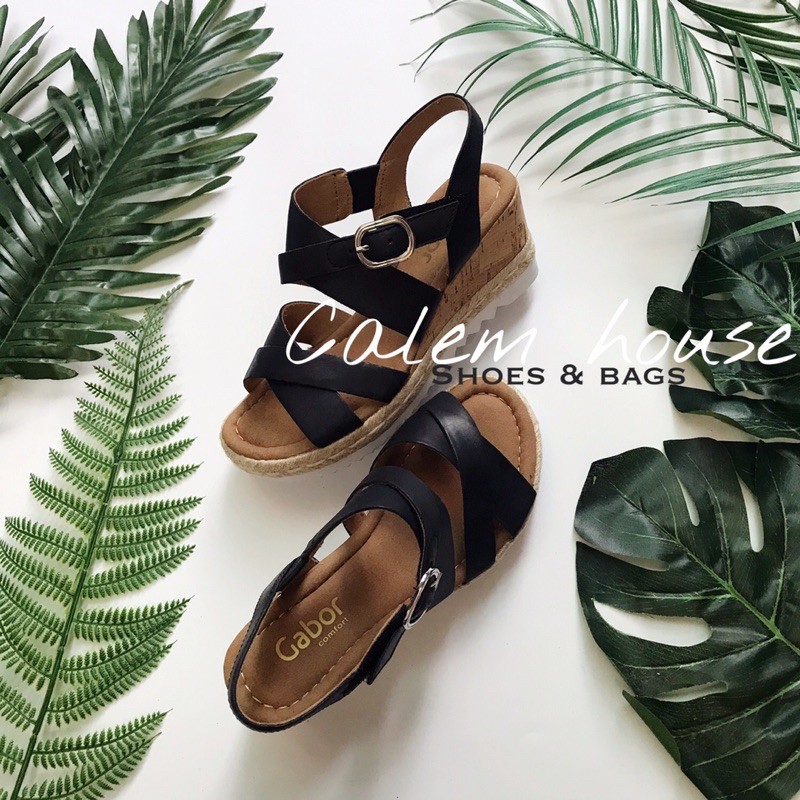 Giày sandal xuồng GABOR xuất xịn quai chéo