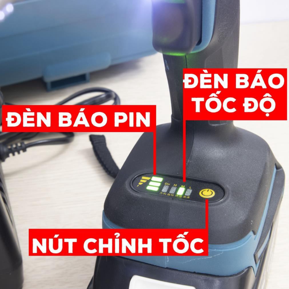 Máy bắn vít chuyên dụng Makita 72V không chổi than Pin 10 cell, lõi đồng 100% Kèm mũi vít .