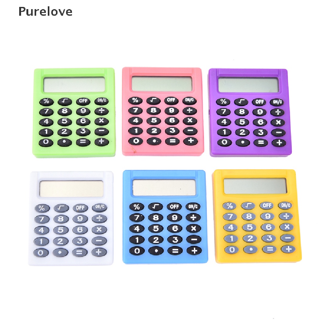 Máy Tính Điện Tử mini Màu Sắc Kẹo Ngọt Xinh Xắn Tiện Dụng