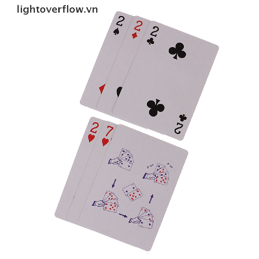 Bộ 4 Thẻ Bài Biến Hình 7-2 Thẻ biến dạng thẻ ma thuật