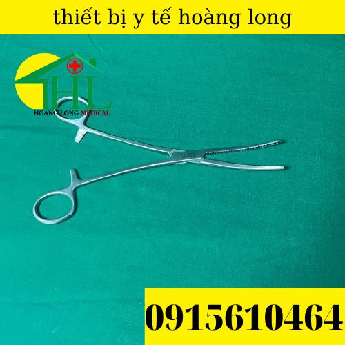 Panh Y Tế, Panh Gắp Phẫu Thuật, Pen Kẹp Y Tế, Panh Cong Không Mấu 20cm - Hàng Pakistan