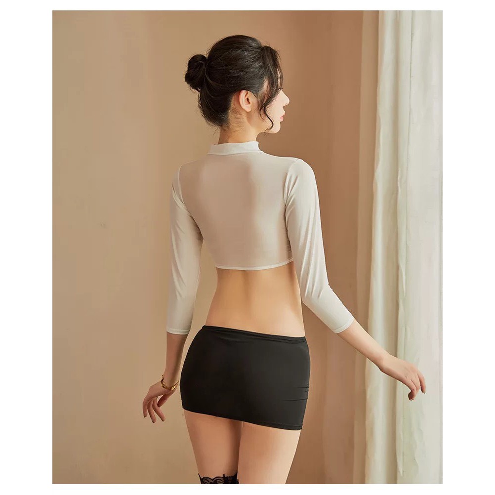 Cosplay cô nàng thư ký gợi cảm hở ngực bộ đồ ngủ sexy 1012 | BigBuy360 - bigbuy360.vn