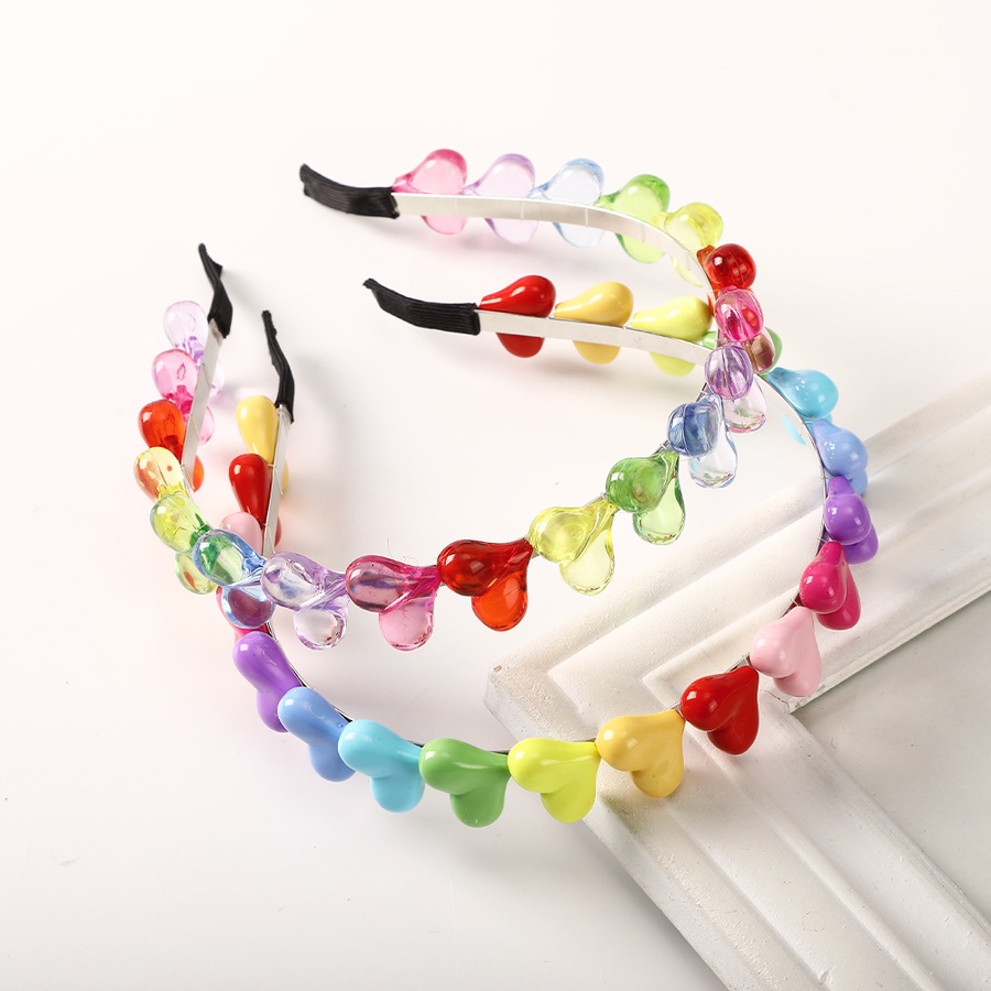 Băng Đô Cài Tóc Đính Hạt Pha Lê Màu Kẹo Dễ Thương Phong Cách Hàn Quốc Cho Bé Gái