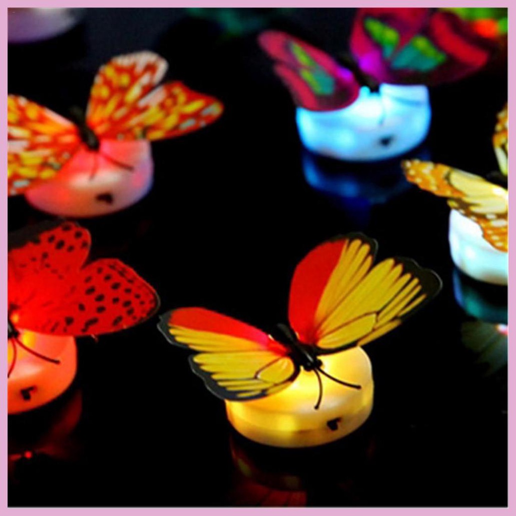 Đèn Ngủ Hình Bươm Bướm Xinh Xắn Sáng Tạo