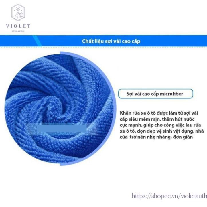 Khăn lau đa năng siêu thấm hút Microfiber- loại dầy khăn lau xe ô tô siêu thấm, siêu bền không phai mầu, không sổ lông