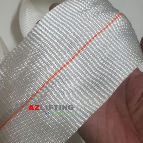 Dây đai vải bản 108mm polyester trắng