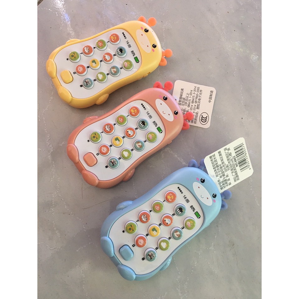 Điện thoại phát nhạc cho bé - Đồ chơi thông minh - phát triển IQ,EQ