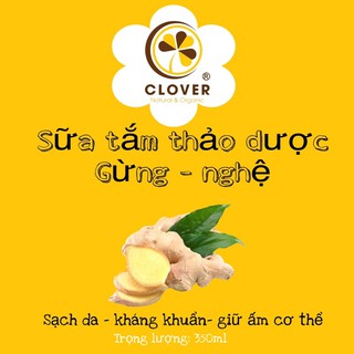 Sữa tắm thảo dược gừng nghệ
