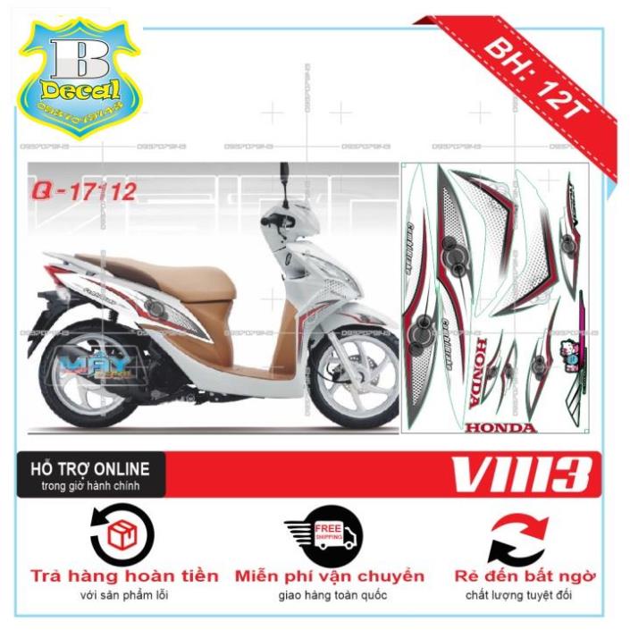 TEMXE VISION 2012 TRẮNG ĐỎ [Bi Decal]