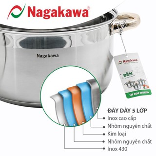 BỘ NỒI INOX NAGAKAWA NAG1301
