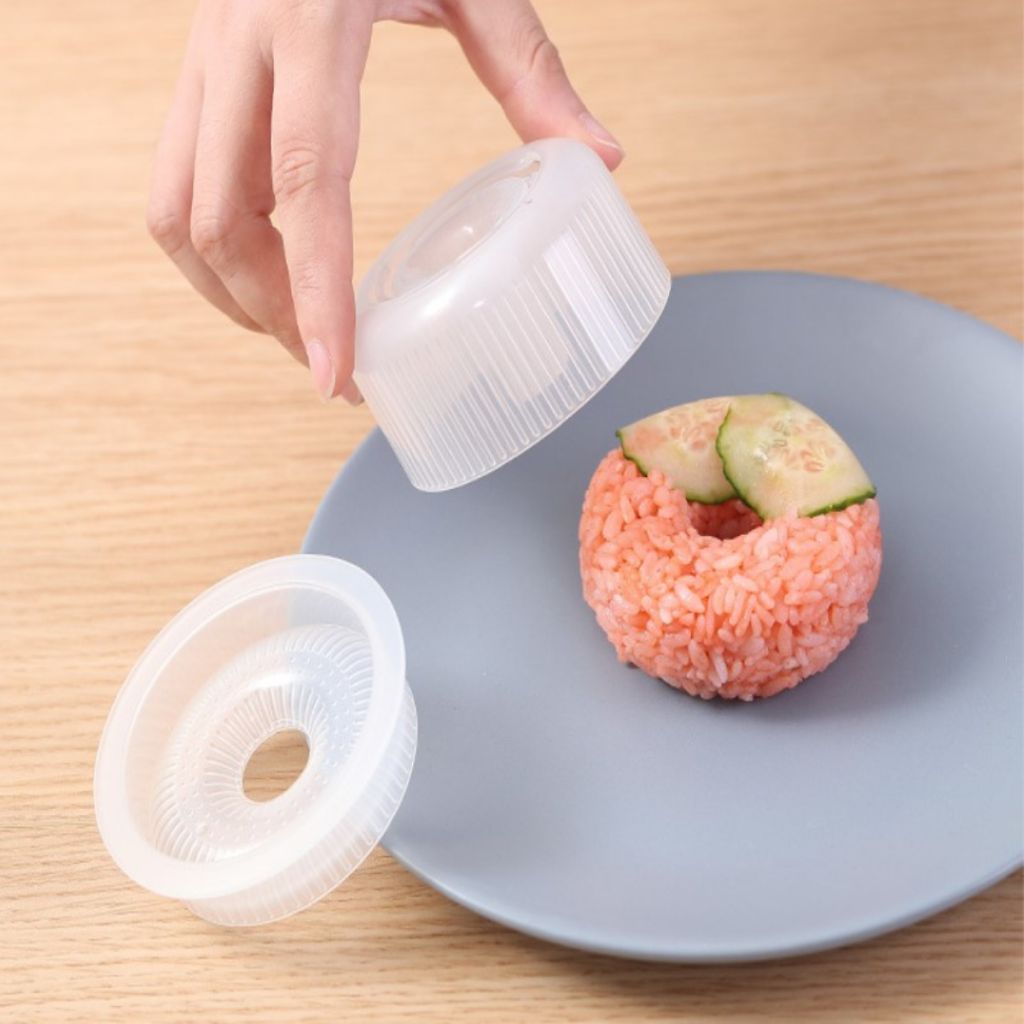 Khuôn Làm Cơm Nắm Bento Hình Bánh Donut Phong Cách Nhật Bản Mới Diy