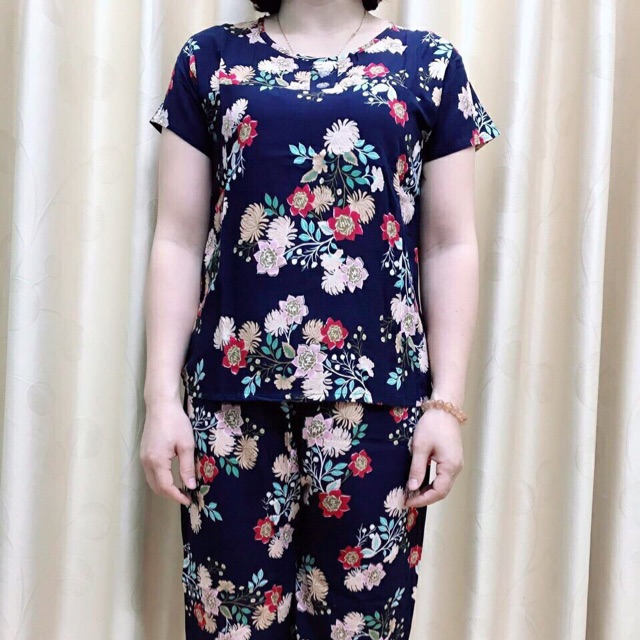 Bộ lanh nhung cho mẹ,  cho bà( kèm ảnh thật)