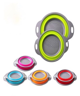 Bộ 2 rổ xếp gọn cao cấp tiện dụng