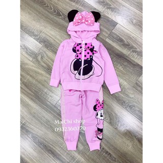 Bộ áo khoác Mickey bé gái