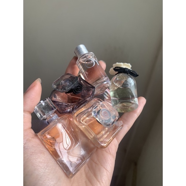 Nước hoa mini Lancome - Dolce - Dior mini unbox