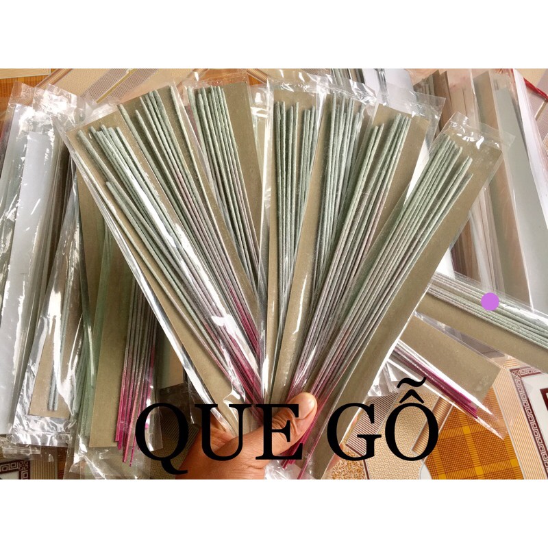 1 TÚI = 10 QUE PHÁO BÔNG QUE GỖ CHUẨN 100%