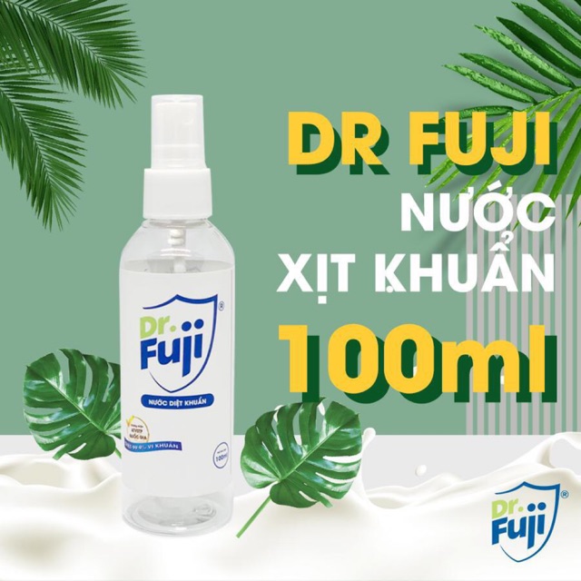 (FREESHIP) XỊT DIỆT KHUẨN DR. FUJI 100ml - từ 5 chai