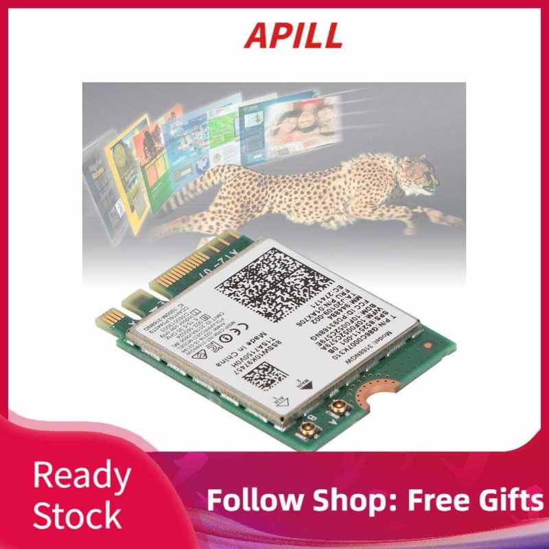 Card Mạng Apill Cho Intel 3168ngw 433mbps Bt4.2 Ngff M.2 Mới