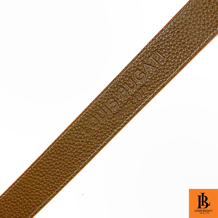 Thắt lưng nam da bò thương hiệu LOUIS BUGATI thắt lưng nam cao cấp